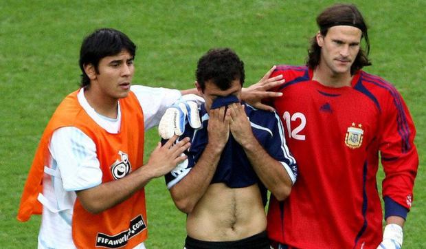 Óscar Ustari fue parte del plantel de Argentina que disputó el Mundial Alemania 2006. (Foto: Getty Images)