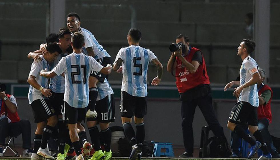 Argentina vs. México por amistoso internacional de Fecha FIFA 2018 en Córdoba. (Getty)