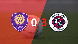 Contundente 3-0 de New England Revolution en su visita a Orlando City SC