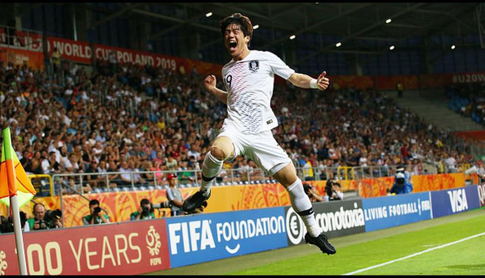 Arriba y a la final: Corea del Sur venció a Ecuador y jugará por el título del Mundial Sub 20 (Getty)
