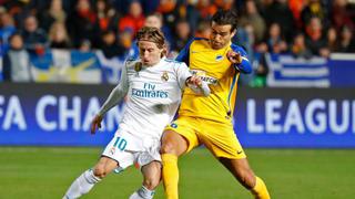 ¡Pegada de fuera! El gol de Luka Modric con el que el Real Madrid sueña con el primer lugar en Champions