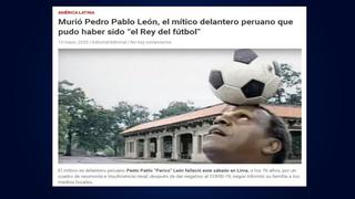 ‘Perico’ León, presente: así reaccionó la prensa internacional tras la partida del ídolo blanquiazul [FOTOS]