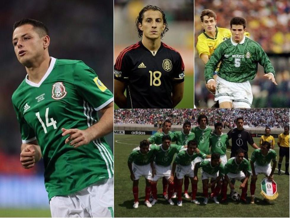 La Selección de México vestirá en la Copa Oro 2017 la misma camiseta de la Copa Confederaciones. (Fotos: Getty Images)