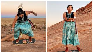 Naiomi Glasses, la skater indígena que lucha por más parques de patinaje en la Nación Navajo