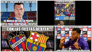 Barcelona vs. Levante: vacílate con los mejores memes que dejó el partido