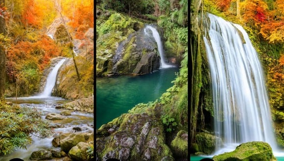 TEST VISUAL | Las cascadas se encuentran en la mayoría de países. (Foto: Composición Freepik / Depor)