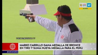 ¡Una más!Marko Carrillo consigue medalla de bronce en tiro en los Juegos Panamericanos