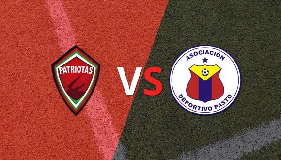 Arranca el segundo tiempo del empate entre Patriotas FC y Pasto
