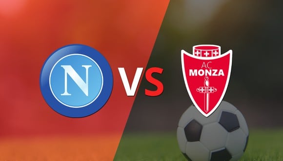 Termina el primer tiempo con una victoria para Napoli vs Monza por 2-0