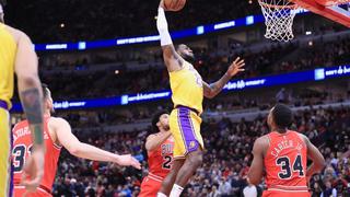 ¡Siguen en racha! Los Lakers vencieron 118-112 a los Chicago Bulls en una nueva fecha de la temporada regular de la NBA