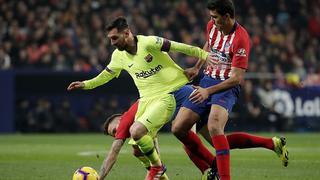 ¡Agónico final! Barcelona empató con Atlético de Madrid y se mantiene como líder de LaLiga Santander