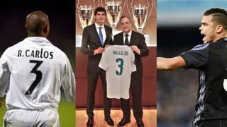 Que pase Vallejo: ¿cuánto tiempo se quedaron en el Madrid los que llevaron el dorsal '3'?