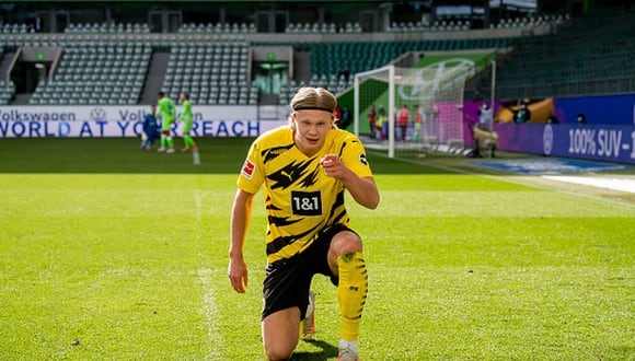 Erling Haaland tiene contrato con el Dortmund hasta el verano de 2024. (Foto: Getty)