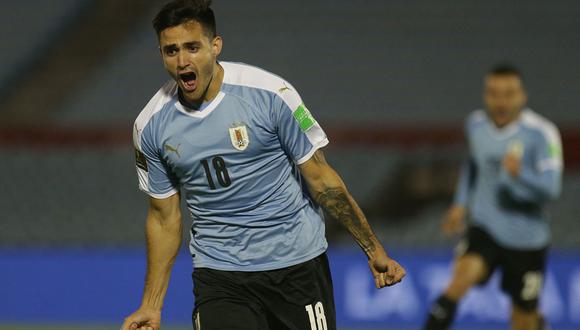 Con gol de Maximiliano Gómez, Uruguay ganó 2-1 a Chile en el debut de las Eliminatorias Qatar 2022. (Foto: AFP)