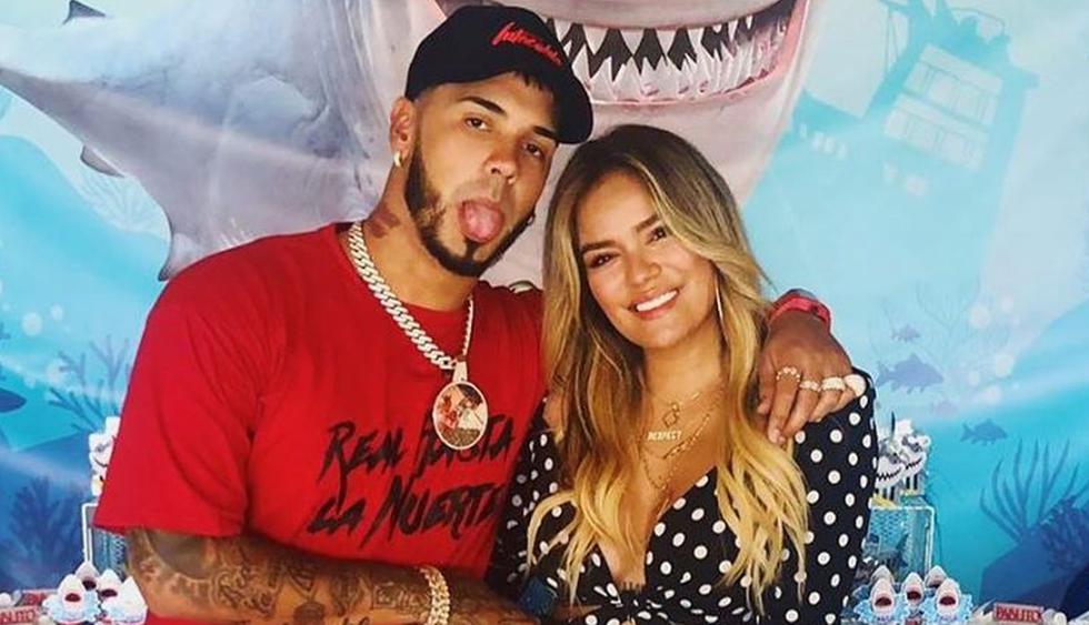 Anuel AA le preparó una romántica sorpresa a Karol G por su primer aniversario. (Foto: @karolg/anuel_2blea)