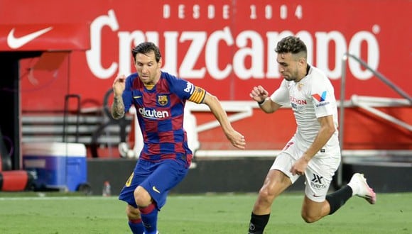 Barcelona vs. Sevilla se enfrentaron en Andalucía por LaLiga. (Foto: AFP)