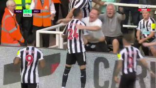 El gol: Almirón marcó el 1-1 parcial de Newcastle ante Manchester City [VIDEO]