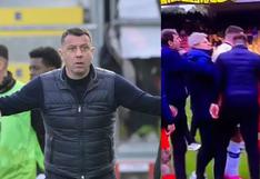 Acción fulminante en la Serie A: cabezazo de entrenador a rival termina en despido