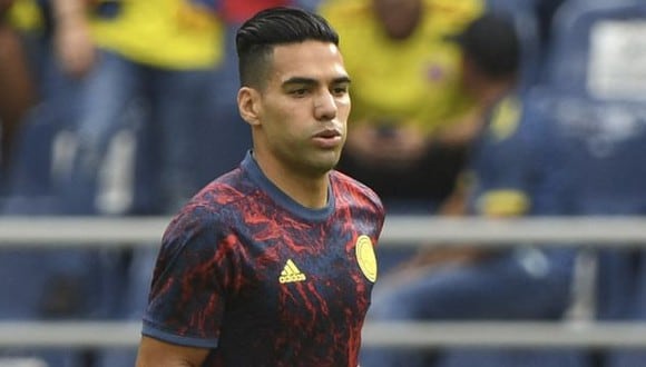 Radamel Falcao tiene un gol en diez partidos con Colombia en Eliminatorias Qatar 2022. (Foto: AFP)