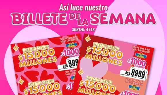 Número ganador de la Lotería de Medellín: resultados del viernes 16 de febrero (Foto: @LoteriaMedellin).