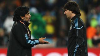 Diego Maradona enternece con sus comentarios sobre Lionel Messi