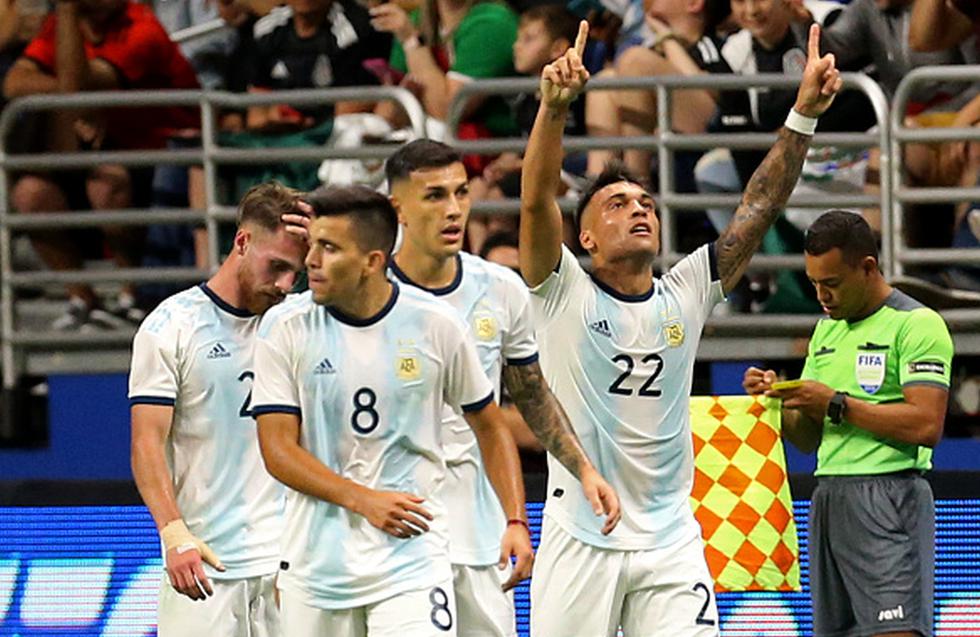 Argentina vs. México en Texas por amistoso internacional FIFA. (Foto: Getty)