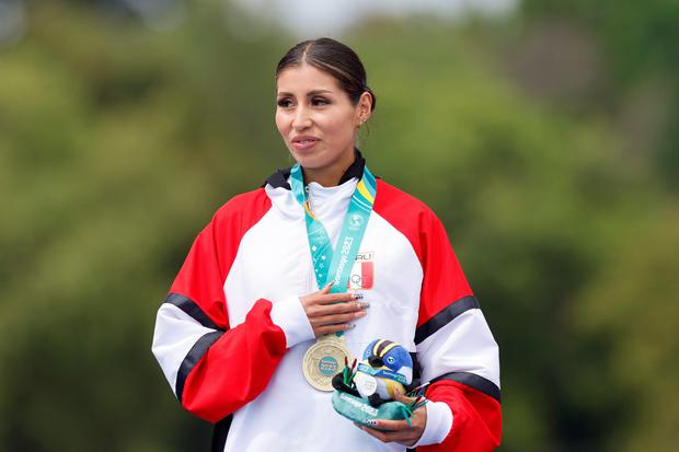 Kimberly García es una de las principales y más destacadas deportistas del país y candidata a medalla en París 2024. (Santiago 2023)