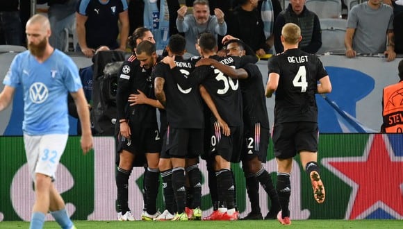 Juventus derrotó por 3-0 a Malmö en Suecia por jornada 1 de Champions League. (Foto: AFP)