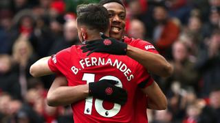 Durmió la defensa: genialidad de Fernandes y Martial marca el 1-0 del Manchester United vs Manchester City [VIDEO]