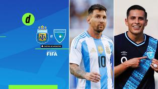 Argentina vs Guatemala: cuotas y apuestas del amistoso internacional