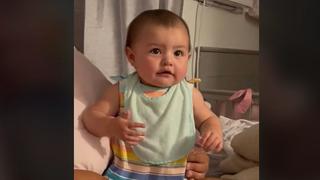 Final inesperado: reacción de bebé al escuchar ‘La vaca Lola’ y la ‘Gasolina’ es viral [VIDEO]