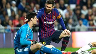 Courtois no cree en ‘dioses’: “Messi es un jugador como cualquier otro”, previo al Real Madrid vs. Barcelona
