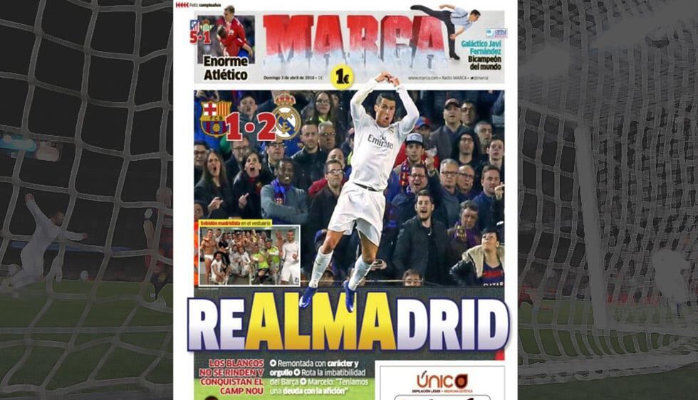 Las portada impresas que destacan el triunfo del Real Madrid.