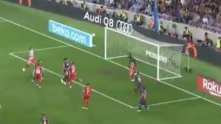 ¡De cabeza no falla! Piqué anotó el empate 2-2 de Barcelona contra Girona por Liga Santander [VIDEO]