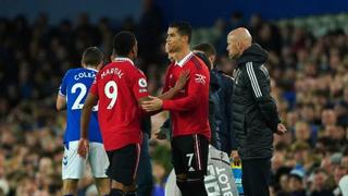El ‘Bicho’ en acción: Cristiano Ronaldo ingresa por Martial en Manchester United vs. Everton