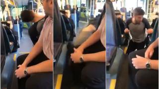 La caída lo reinició: se quedó dormido en autobús, una curva lo hizo cae y así reaccionó [VIDEO VIRAL]