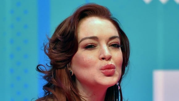 Lindsay Lohan está embarazada y compartió su felicidad y la de su esposo (Foto: AFP)