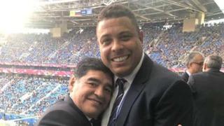 Ronaldo recordó una anécdota con Diego Maradona en España 