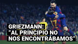 Griezmann revela la razón por la cual no se pudo conectar con Messi en el Barcelona