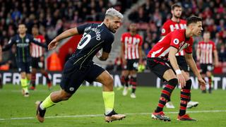Agüero volvió al gol: Manchester City derrotó 3-1 al Southampton como visitante por la Premier League