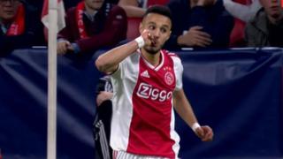 En pleno Ajax vs. Tottenham: Mazraoui esperó hasta el partido para cumplir con el Ramadán [VIDEO]