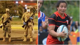¡Al servicio del país! Nataly Correa, la jugadora de rugby que enfrenta al coronavirus en las calles como suboficial de la FAP