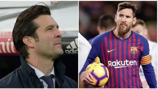 No le teme a su mayor prueba: Solari pidió así a Lionel Messi para el Barcelona vs. Real Madrid