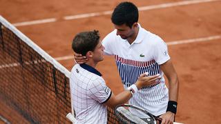 Casi da el golpe: argentino Schwartzman fue ovacionado a pesar de perder ante Djokovic