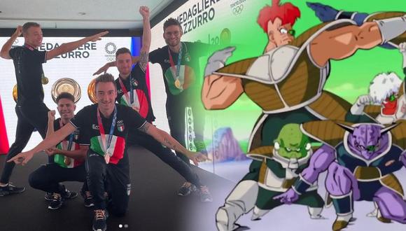 Dragon Ball | Tokio 2020 | Equipo italiano celebra haciendo la pose de las  Fuerzas Especiales Ginyu | DBS | DB | Dragon Ball Super | México | España |  DEPOR-PLAY | DEPOR