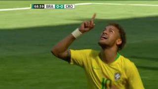 Para verlo mil veces: Neymar dejó a dos en el camino y anotó ante Croacia en su regreso a las canchas