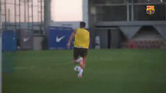El último entrenamiento del Barcelona antes de enfrentar al Getafe. (Video: FC Barcelona)