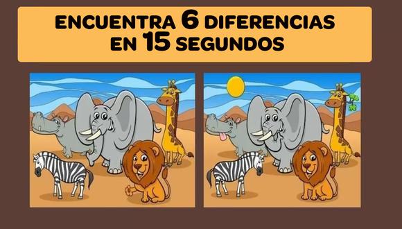 Encuentra la diferencia: hay 6 diferencias entre las dos imágenes, y debes encontrarlas en 15 segundos. (Foto: jagranjosh)