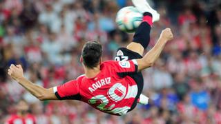 ¡Estás completamente loco, Aduriz! El espectacular gol de 'tijera' para la victoria del Athletic Club ante Barcelona
