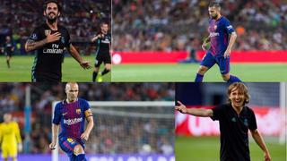 ¡Salen con todo! Las alineaciones de Barcelona y Real Madrid para la Supercopa Española [FOTOS]